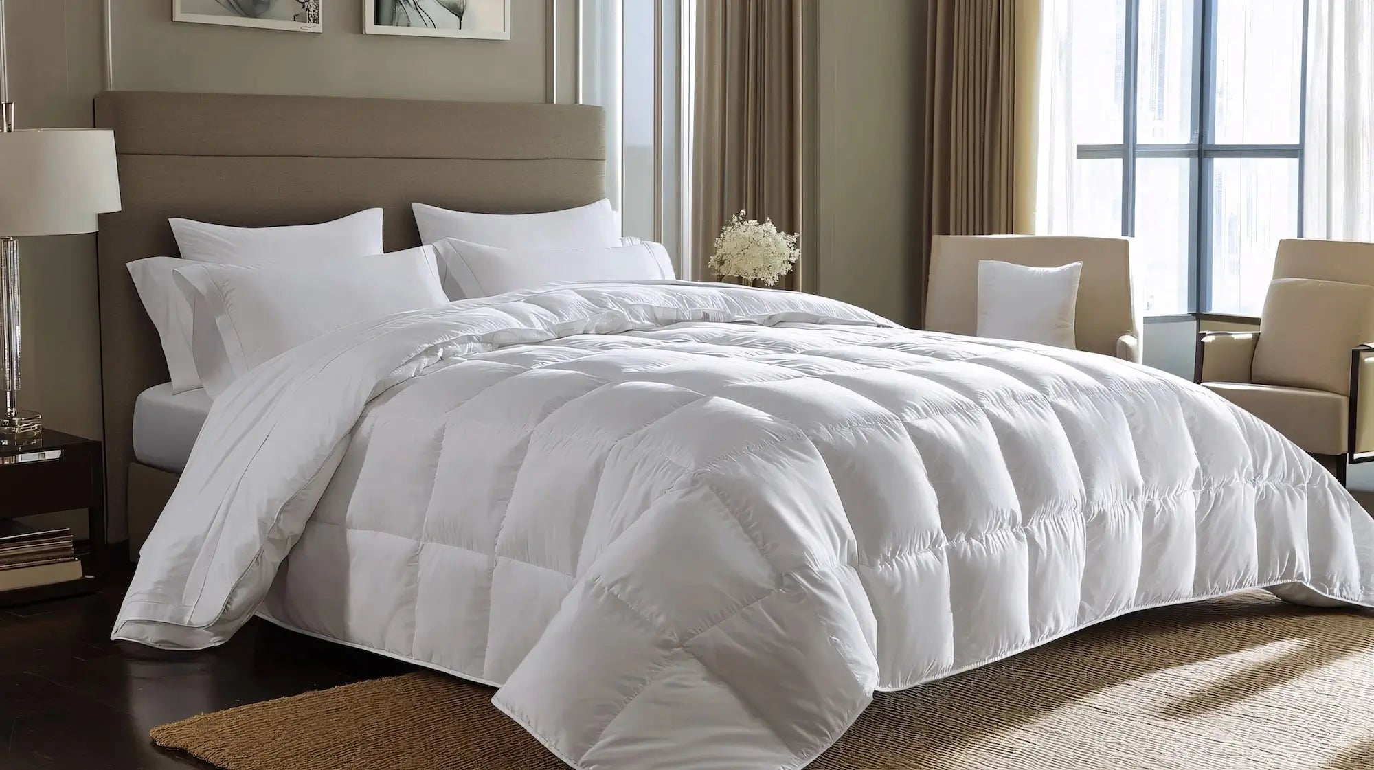 Unsere Bettdecken in 240x220 cm in praktischer Übergröße von Luxecosy