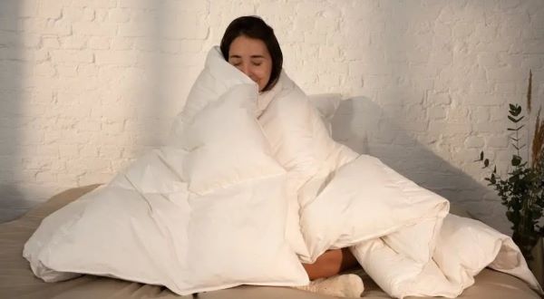 Daunendecken von Luxecosy von verantwortungsvollen Höfen - 100% ohne Lebendrupf.