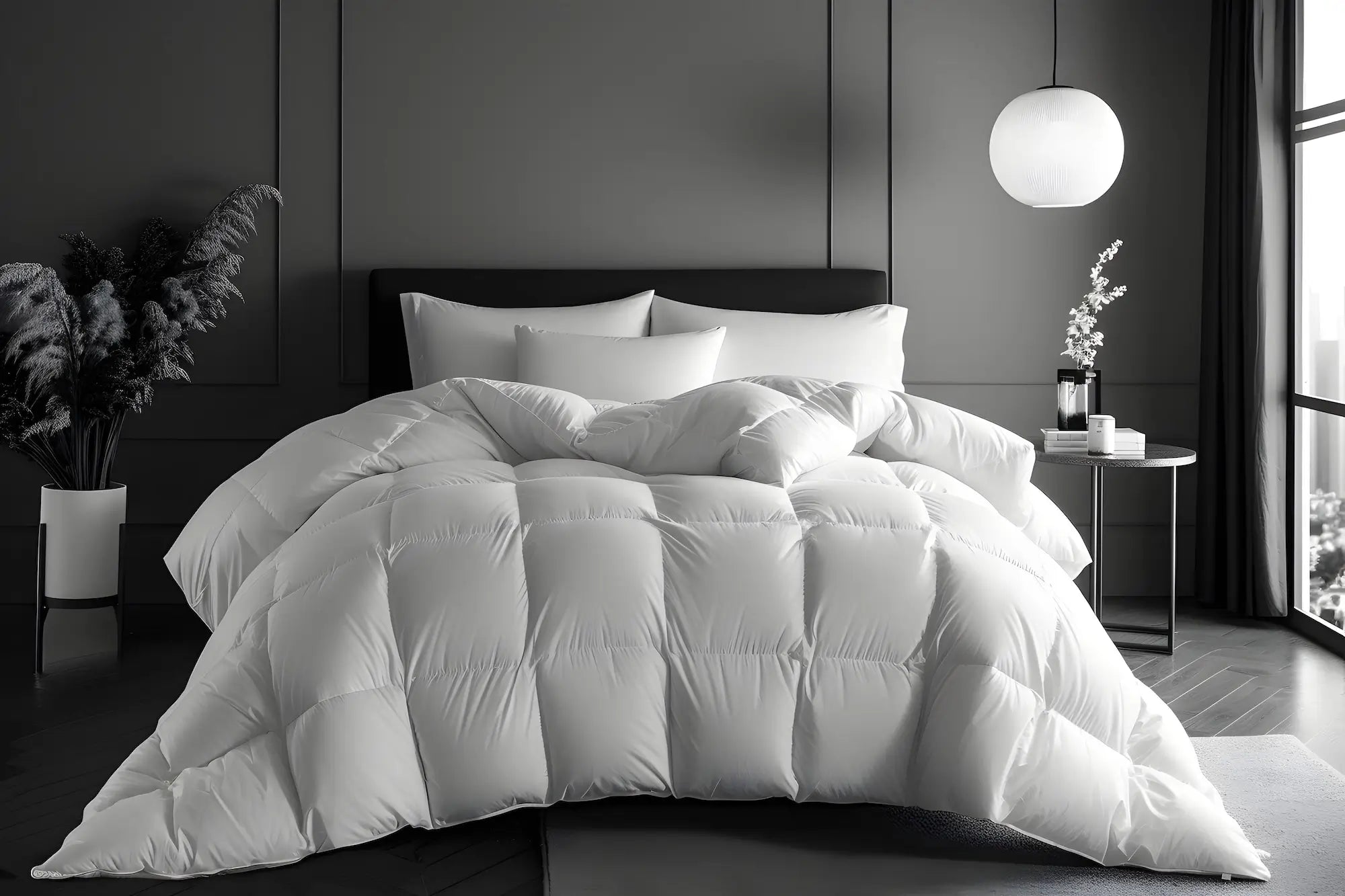 Die Daunendecken 200x220 cm perfekt für Doppelbetten in Komfortlänge