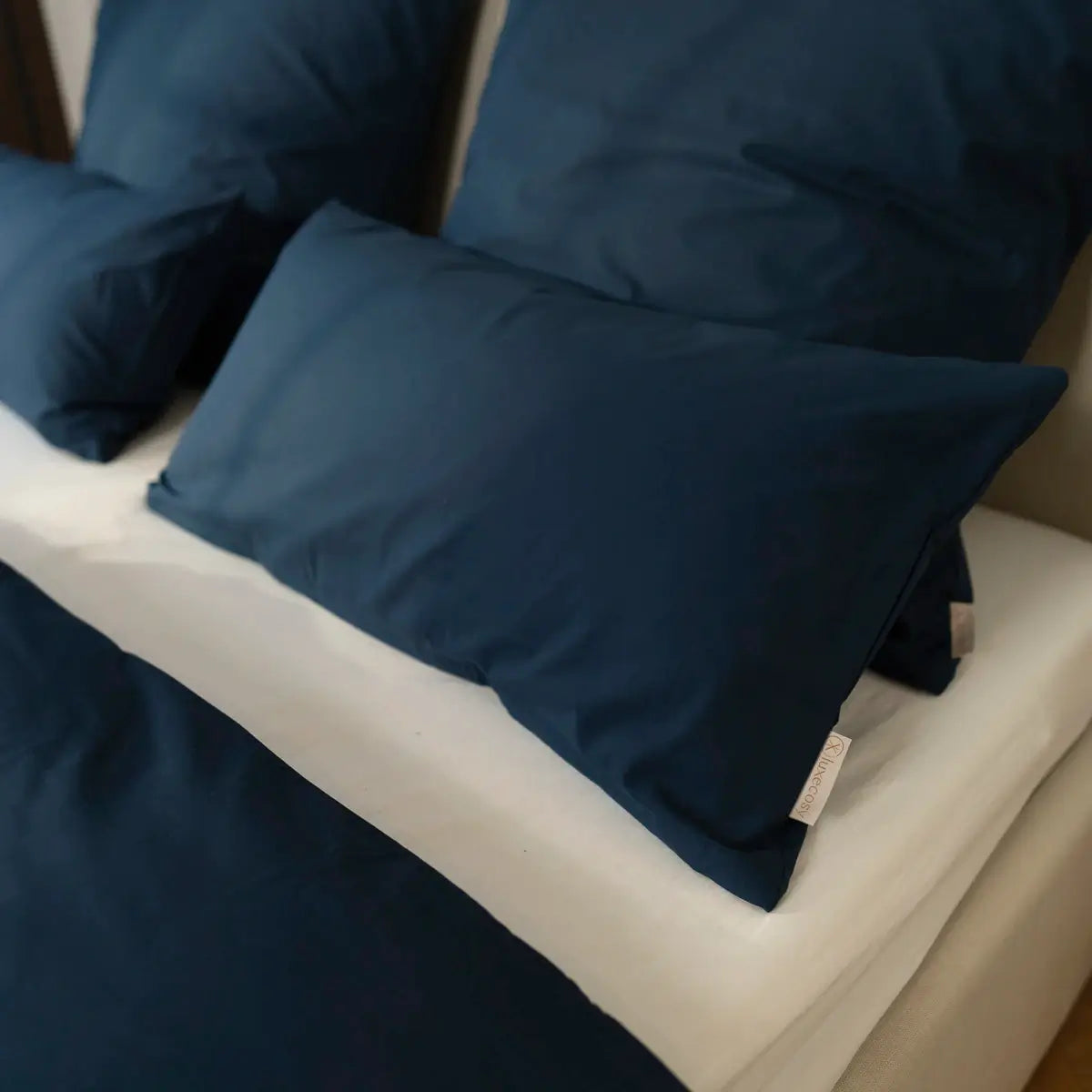 GOTS-zertifizierter Renforcé Kissenbezug 40x80 cm von Luxecosy aus Bio-Baumwolle