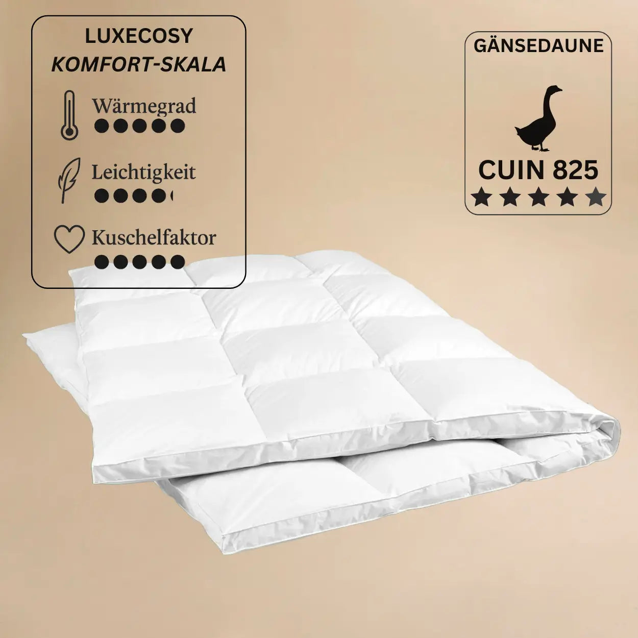 Pure Gänse-Daunendecke