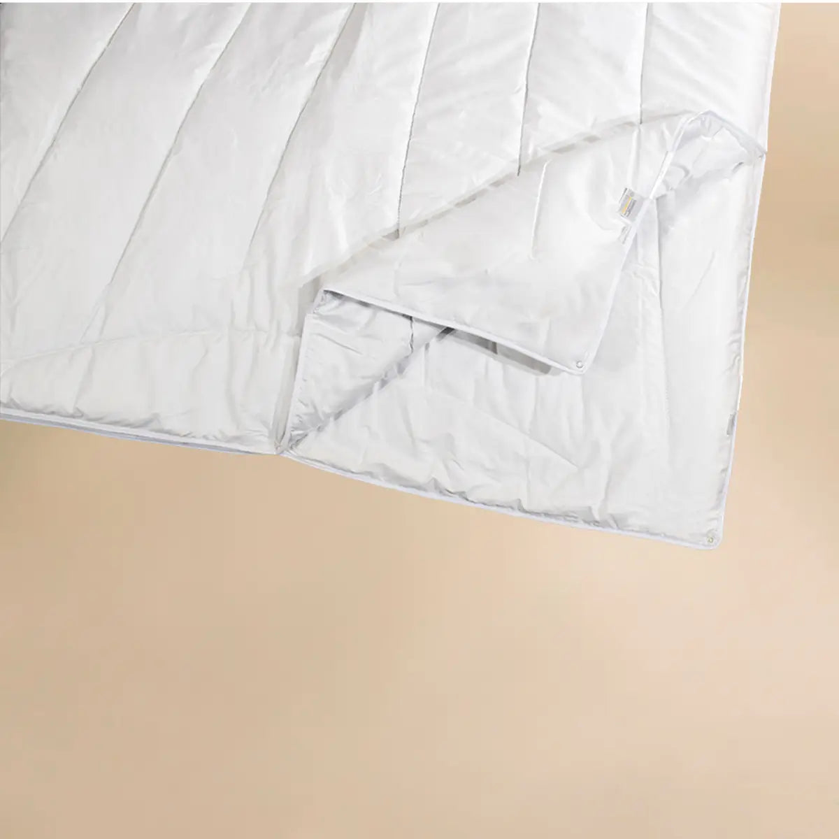 Die Duo Kamelhaardecke Kamelhaardecke Detail – langlebige Atelierfertigung Made in Germany