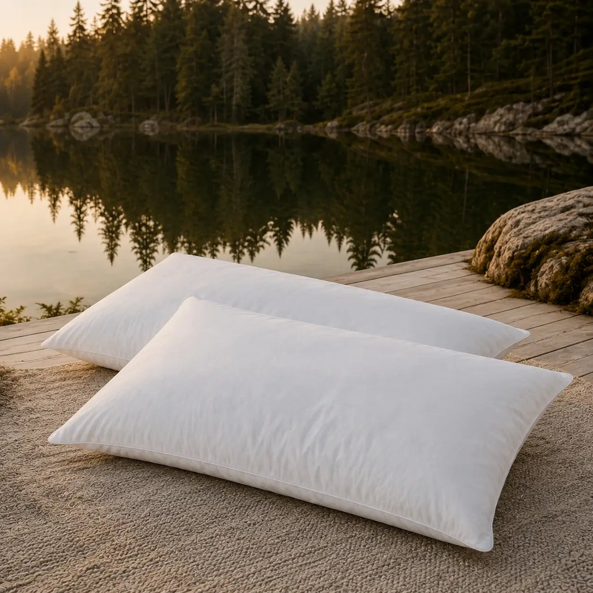 Oreiller en duvet 40x80 cm