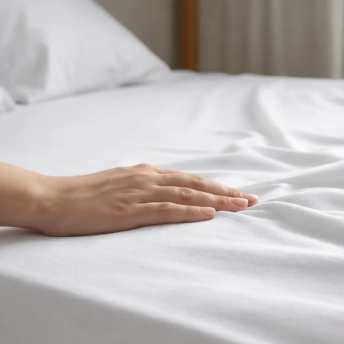 Feinste Spannbettlaken von Luxecosy handgefertigt in Österreich für besten Komfort.