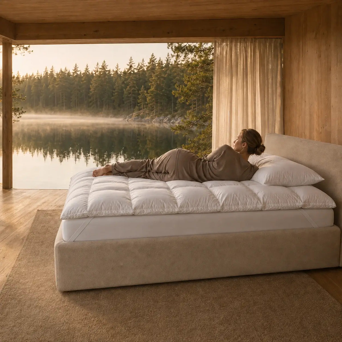 Daunen Topper & Feder Topper von Luxecosy