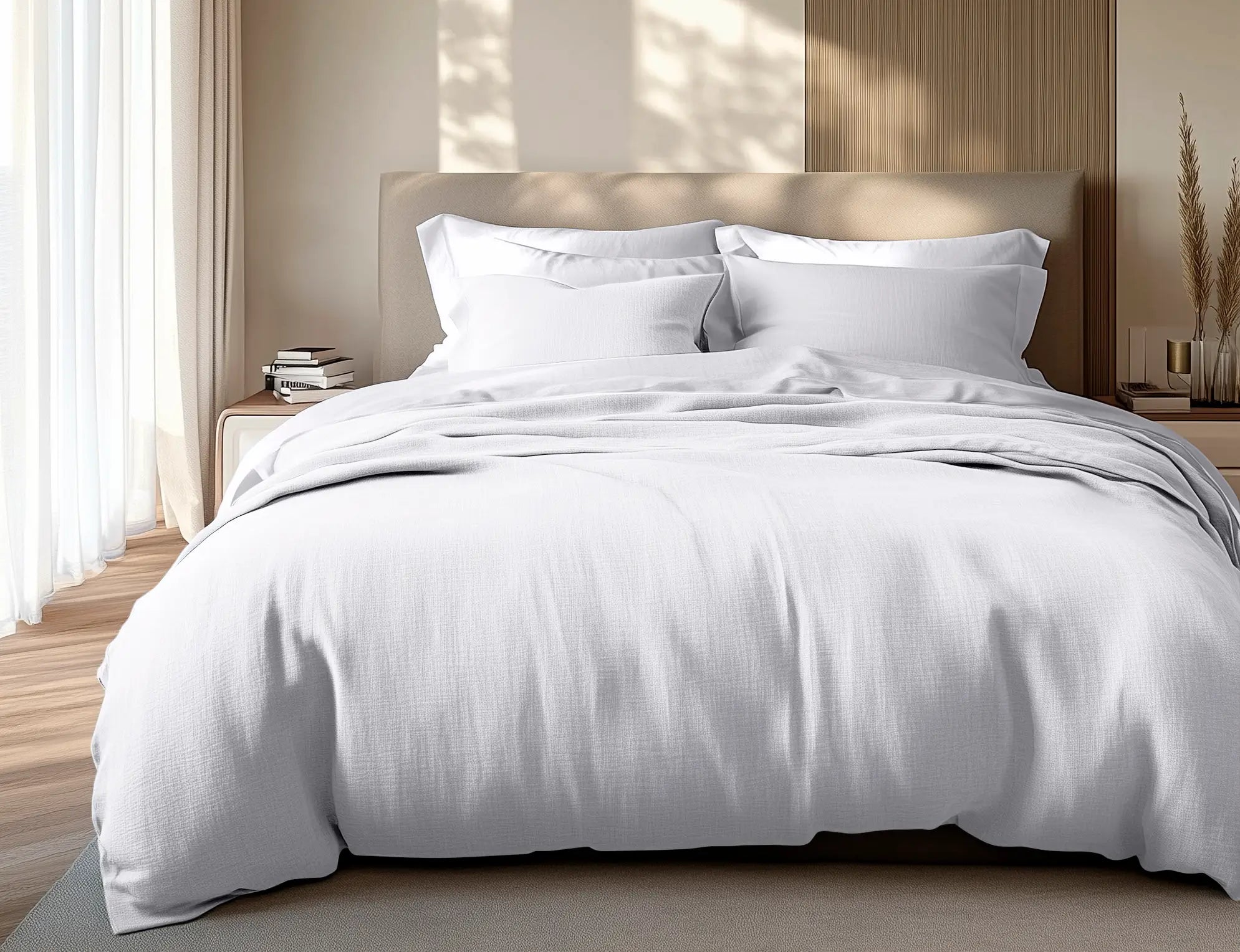 Muslin bed linen