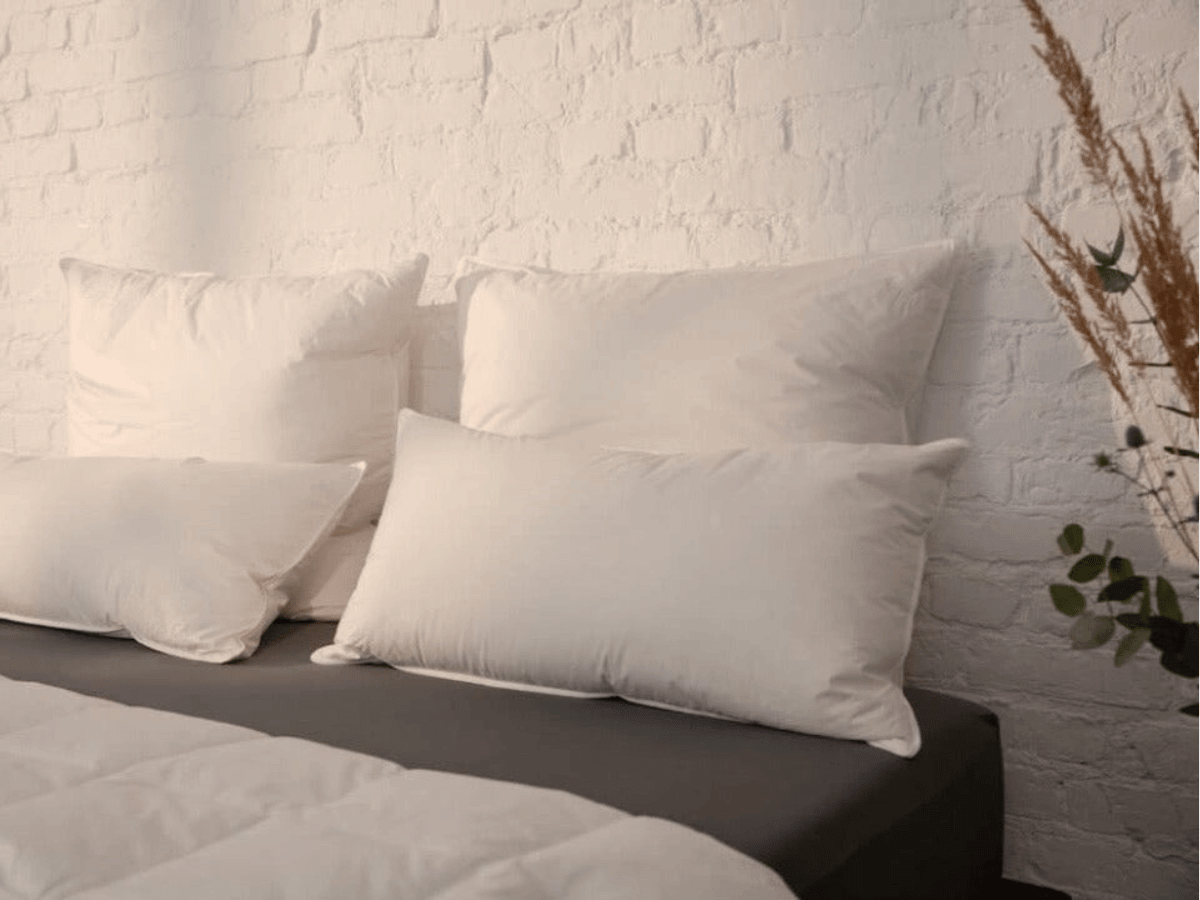 Premium 3-chamber down pillow