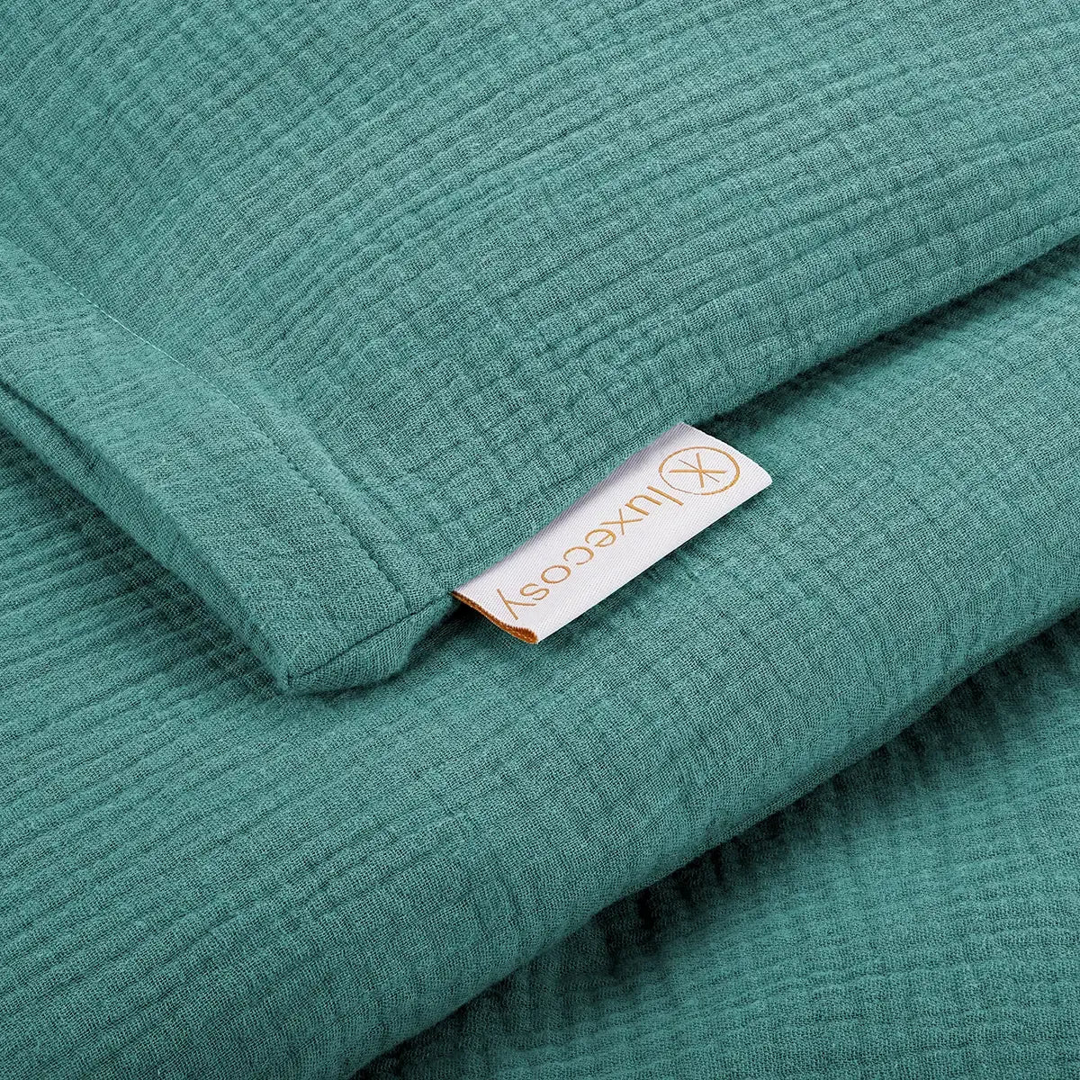 Musselin Bettwäsche in Mint, frische Farbe und nachhaltige Baumwolle für höchsten Komfort