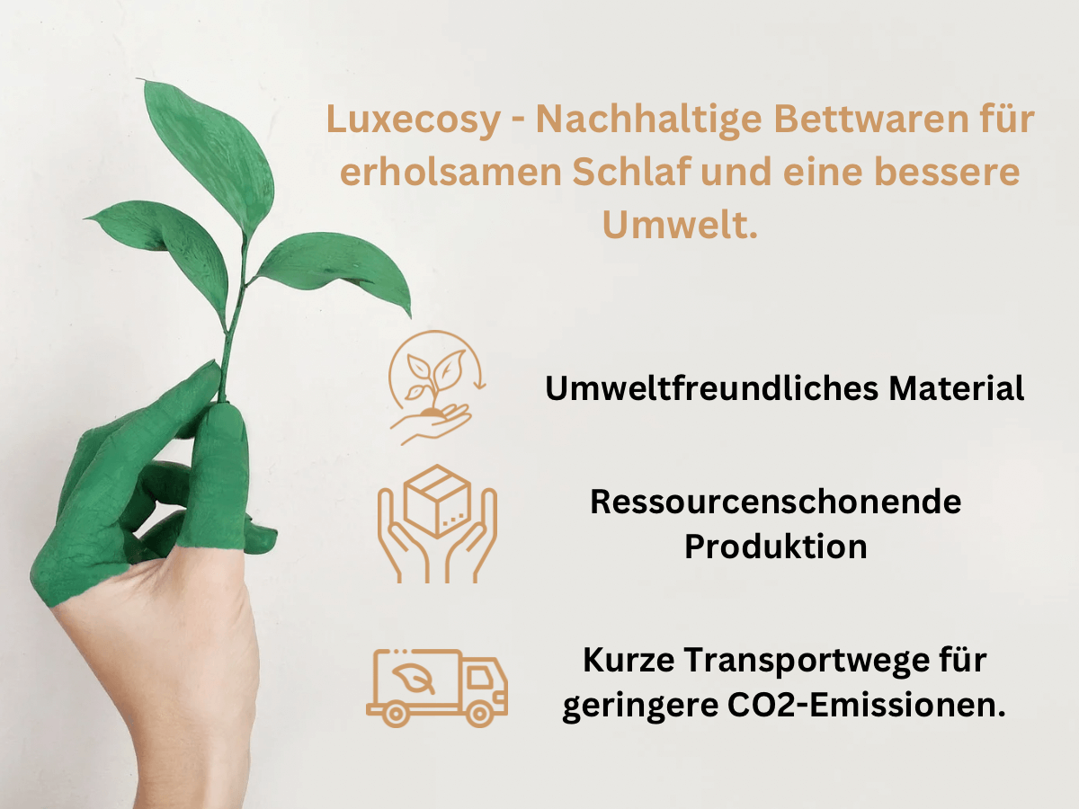 Nachhaltige Bettwaren aus Deutschland von Luxecosy