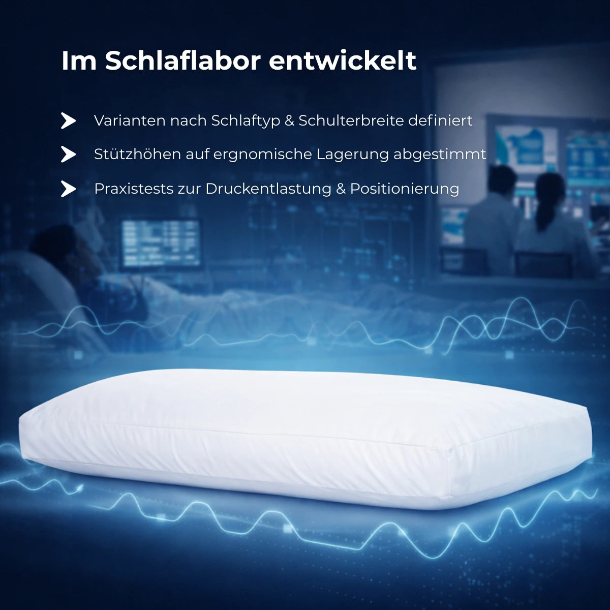 Die aufwändig entwickelte Konstruktion ist perfekt für jeden Schlaftyp.