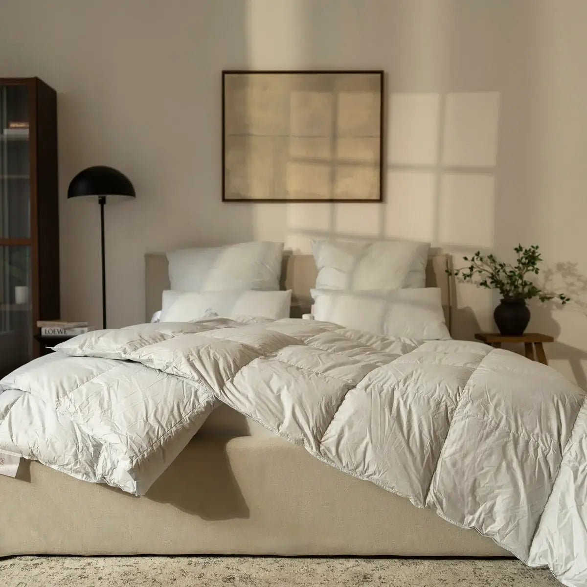Premium Daunendecke aus Wildenten-Daunen – luxuriöse Alternative zur Eiderdaune