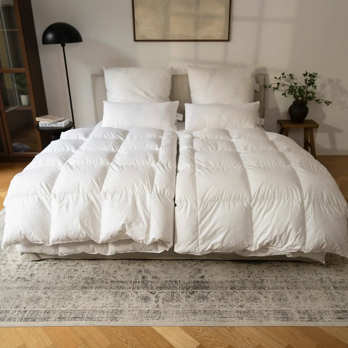 Die Pure Daunendecke und Daunenkissen mit 100% deutschen Daunen