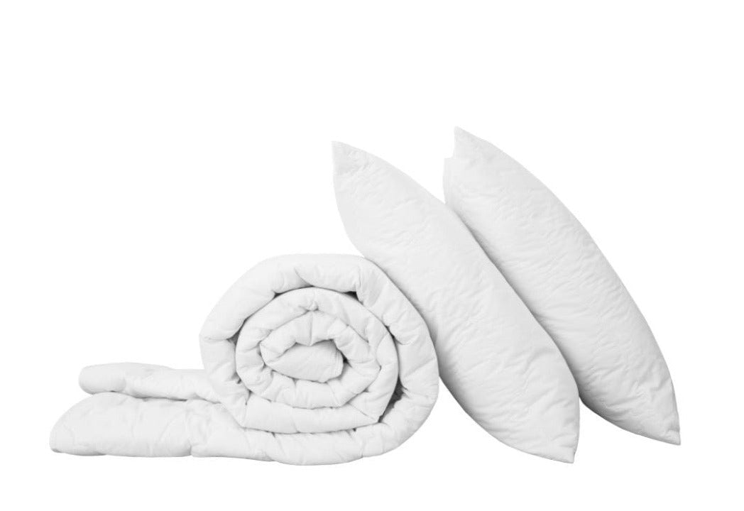 Pure Decken- und Kissen-Set von Luxecosy – 100% Daunen für ultimativen Schlafkomfort