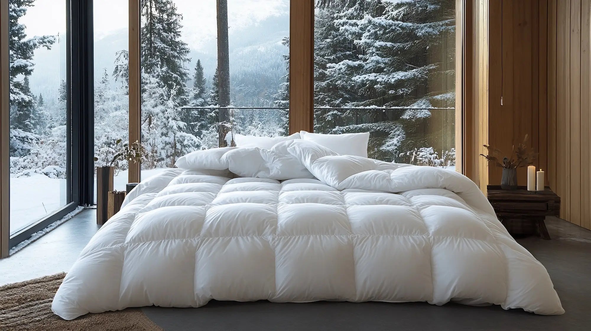 Luxus Winterdecken von Luxecosy - Wärmend und Kuschelig weich perfekt für kalte Winternächte
