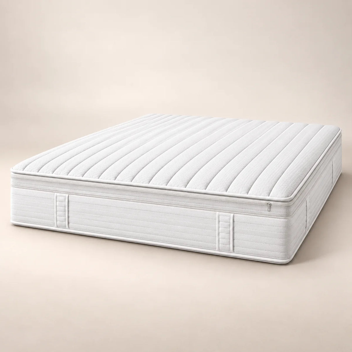 LuxeCosy Hotelmatratze mit 5 cm Naturlatex-Topper, quadratische Produktansicht