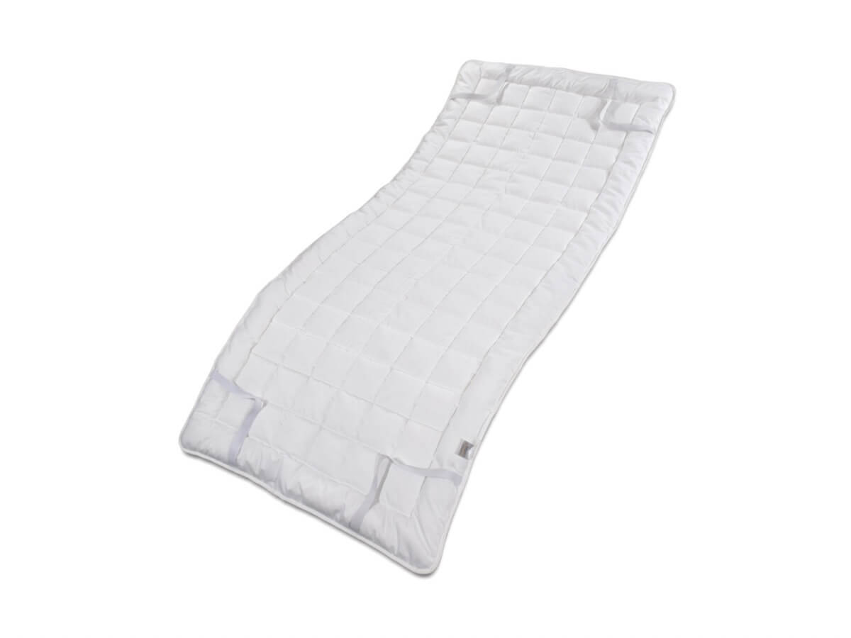 Luxecosy Tencel Topper – atmungsaktiv, feuchtigkeitsregulierend und hypoallergen. Verbessert den Schlafkomfort und schützt die Matratze.